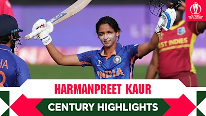 Logo of Highlights: Harmanpreet Kaur's electric century
