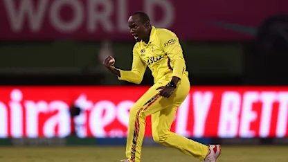 Logo of Masaba gets the big wicket of Pooran | T20WC 2024