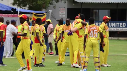 Logo of Uganda beat Zimbabwe by five wicket. Picture Credit: Cricket Uganda