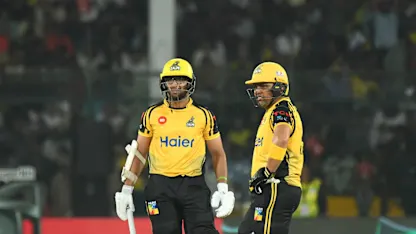 Logo of Kamran Akmal, Imam-ul-Haq power Peshawar to third successive PSL final