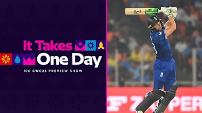 Logo of Wounded England with plenty to play for against dangerous Netherlands | It Takes One Day: Episode 40 | CWC23