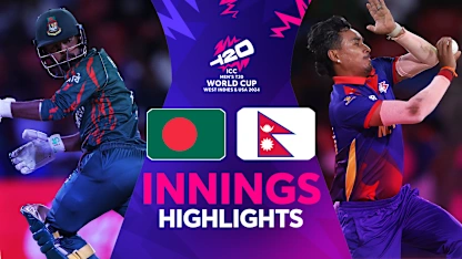 Logo of Nepal shine with the ball to bowl out Bangladesh for a modest total | T20WC 2024