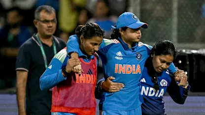 Rawal walks off the field due to injury | CWC25