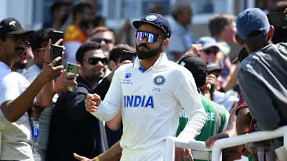 Logo of Virat Kohli revels in the devotion of India crowds | WTC23 Final