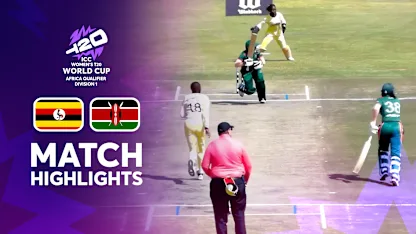 Uganda v Kenya | Match Highlights | ICC Women's T20WC Africa Qualifier Division 1 thumbnail 