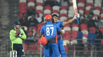 Hazratullah Zazai was relentless, hitting 27 boundaries