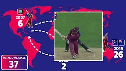 Logo of CWC19: Chris Gayle's record sixes at World Cups