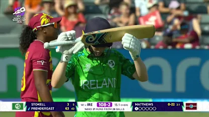 Orla Prendergast - Wicket - West Indies vs Ireland