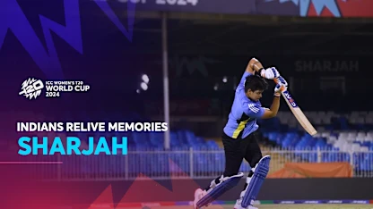 Logo of India rekindle love story with Sharjah | WT20WC 2024