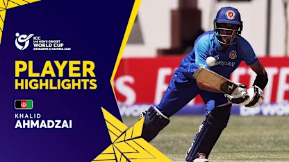 Khalid's resolve anchors Afghanistan | U19 CWC 2026