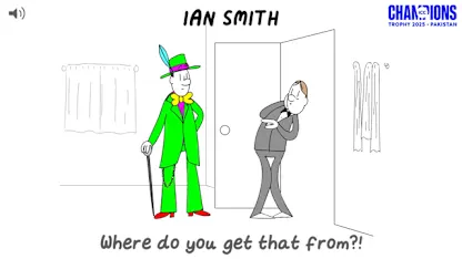 Logo of Commentators in a never-seen-before avatar | Champions Trophy 2025