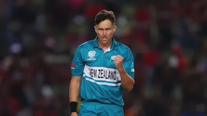 Logo of New Zealand pacers rattle West Indies in Powerplay | T20WC 2024