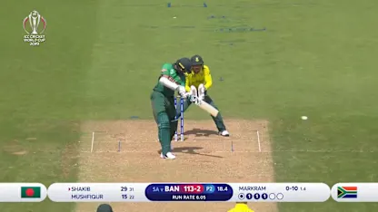 CWC19: SA v BAN - Shakib's smooth 75 puts Bangladesh in charge