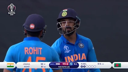 CWC19: BAN v IND - Highlights of India's 314/9