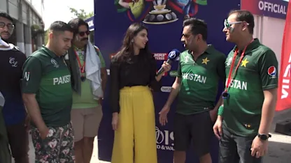 Logo of CWC19: Pakistan fans supporting India?!
