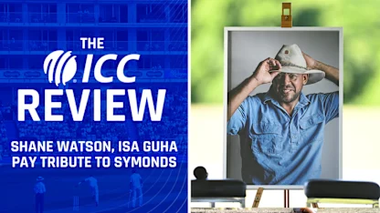 Logo of 'You felt bulletproof when you played in the same team as Andrew Symonds' | The ICC Review