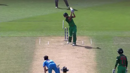 Logo of Nayeem is bowled by Nagarkoti to end it