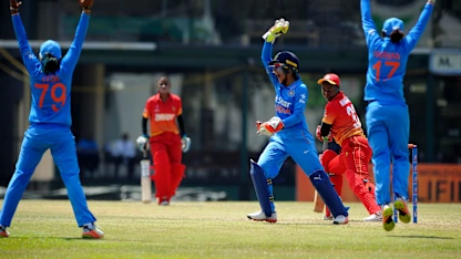 Logo of Ind v Zim Women's World Cup Qualifier