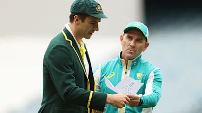 Logo of Pat Cummins and Justin Langer
