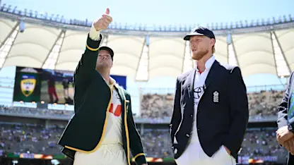 England bat first after opting for pace attack in Perth