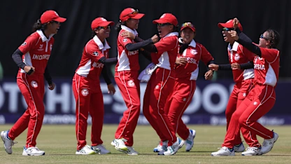 Logo of Indonesia's epic wicket team celebration | U19 Women's T20 World Cup