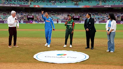 LIVE: India-Bangladesh CWC25 clash cut to 43 overs per side 