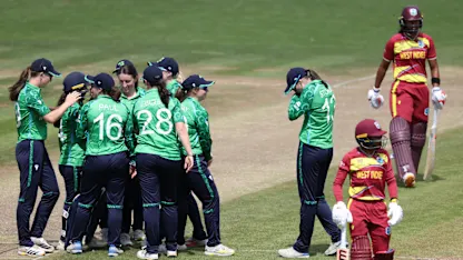 Kelly claims the wicket of Campbelle | Women's T20WC 2026