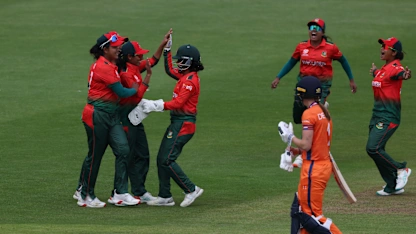 Rabeya Khan castles Sterre Kalis | Women's T20WC 2026