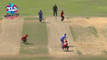 Logo of ICC World T20 Asia Region Qualifier B: Singapore's Manpreet Singh takes 4/14 in 11 balls against Thailand