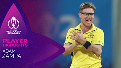 Logo of Adam Zampa claims critical four-wicket haul against Sri Lanka | CWC23
