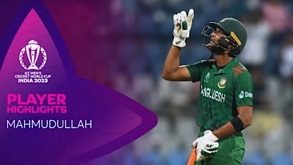 Logo of Mahmudullah notches third World Cup ton with fighting knock | CWC23