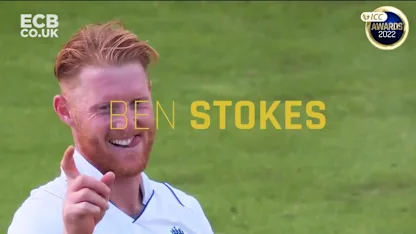 Logo of Ben Stokes wins the ICC Men's Test Player of the Year 2022