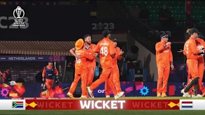 Logo of Marco Jansen - Wicket - South Africa vs Netherlands