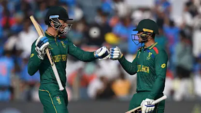 Logo of South Africa wary of rising Afghanistan even with one eye on semi-finals | Match 42 Preview | CWC23