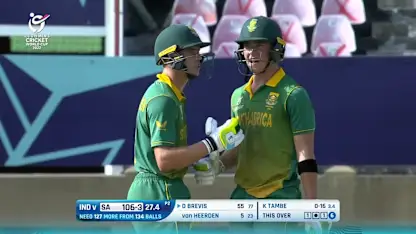 Logo of Stylish fifty by Dewald Brevis | IND v SA | ICC U19 Men's CWC 2022