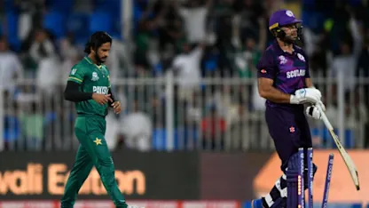 Logo of Hasan Ali strikes first for Pakistan