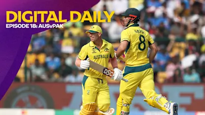Logo of Imperious openers power Australia past Pakistan | Digital Daily: Episode 18 | CWC23