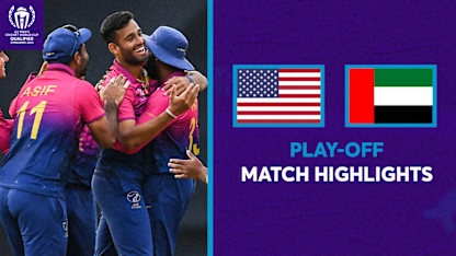 UAE snap losing streak in final-over thriller against USA | CWC23 Qualifier