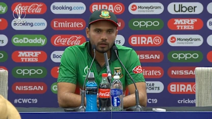 Logo of CWC19: SA v BAN - Mashrafe: 'One of our best World Cup performances'