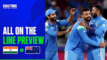 Logo of All on the Line Preview | IND v NZ | Final | Champions Trophy 2025