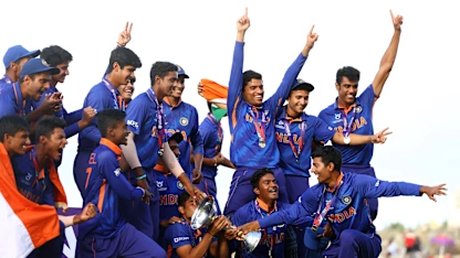 Logo of The ICC Upstox Most Valuable Team of the Tournament for the U19 Men's Cricket World Cup
