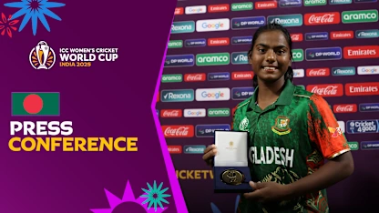 Marufa Akter ecstatic after Bangladesh win | Post-match Press Conference | CWC25