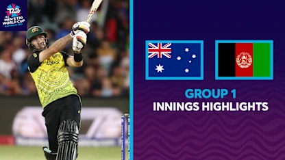 Logo of Late Afghanistan fightback prolong Australia's nerves | Innings Highlights | T20WC 2022