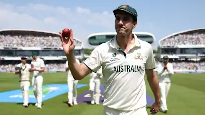 Logo of LIVE: Cummins leads the way as Australia claim first innings lead