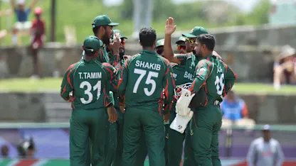 Logo of Shakib has the last laugh against Rohit Sharma | IND v BAN | T20WC 2024