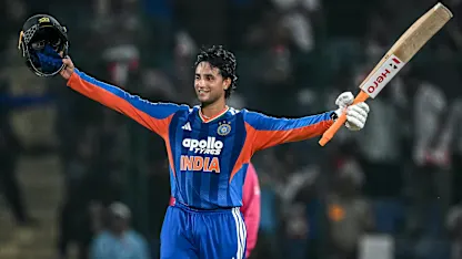 Abhishek's record century seals 3-0 series win for India