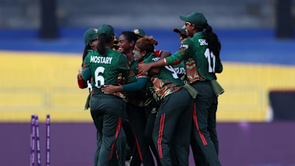 LIVE: Marufa's double strike rattles Pakistan in CWC25 clash