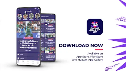 Download the brand new T20 World Cup app