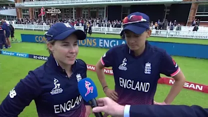 #WWC17 FINAL: Tammy Beaumont and Laura Marsh Interview