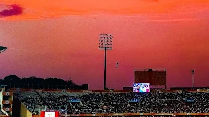 Logo of Rajiv-Gandhi-International-Cricket-Stadium